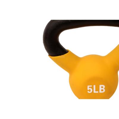 China Durable manufacturer Customized Powder Competition coated cast iron Kettlebell for sale