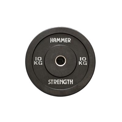 China Fitness Wholesale High Quality Black Rubber Bumper Plates for sale