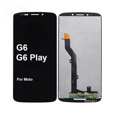 China LCD Display + Front Glass ZC Bright Color Range Mobile Phone LCDs For Moto G6 Display for sale