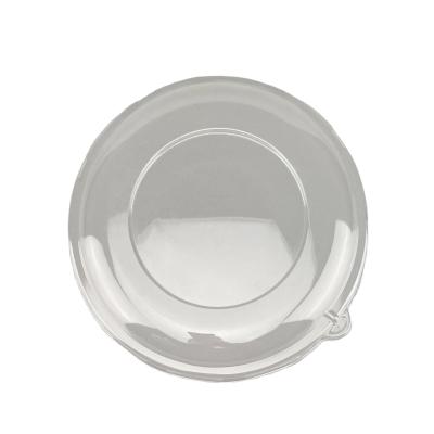 China OEM Food Grade Child Safe Wholesale Disposable Custom Biodegradable Compostable Plastic Lid For Round Bowl for sale