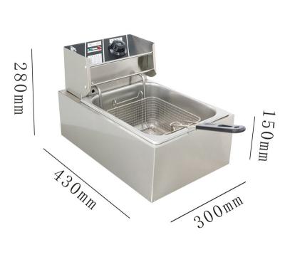 China Hot Selling Car Fryers Industrial Commercial Equipment Deep Fryer Temperature Control for sale