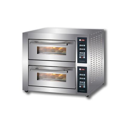 China Good Quality 3 Deck Commercial Electric Bakery Bread Pizza Gas Double Deck Oven (Gas) for sale