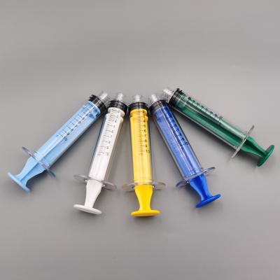 China Transparent High Luer PC Syringe PC Lock Injection Syringe Colored Syringe for sale