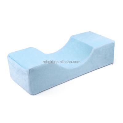 China Anti-static Comfortable Velvet Memory Foam Beauty Salon Whipping Head Extension Eyelash Pillow for sale