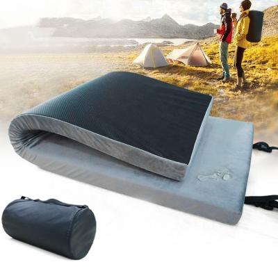 China Anti-bacteria Waterproof Portable Folding Sponge Camping Cot Mattress Memory Foam Camping Mattress for sale