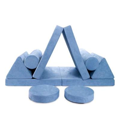 China Modern Kids Play Couch Accessories Sofa Bed New Design Structure To Pretend Suede Modular Foam for sale