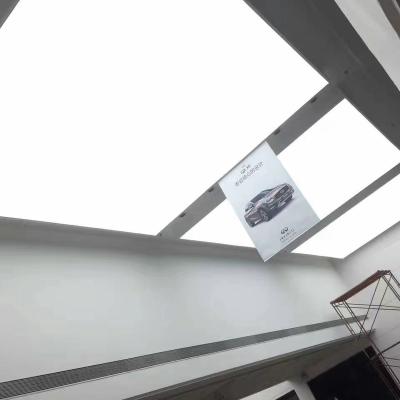 China Customized wholesale high quality indoor outdoor advertising display fashion car repair maintenance shop ceiling or led film rectangular soft light for sale