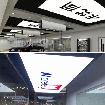 China Indoor or outdoor advertising display fashion car care beauty workshop garage ceiling light modern car wash led lighting system for sale