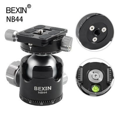 China Double Groove Ball Head BEXIN New Product Low Unit Weight Camera Other Low Gravity Head Professional Tripod Camera Ball Head Accessories Center For DSLR Cameras for sale