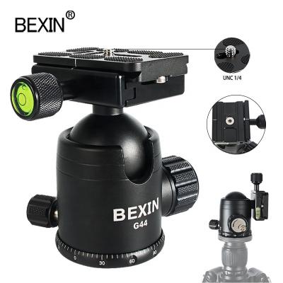 China BEXIN New Product Aluminum Camera Other Head Three Way Professional Tripod Accessories Gravity Camera Ball Head For Dslr Cameras for sale