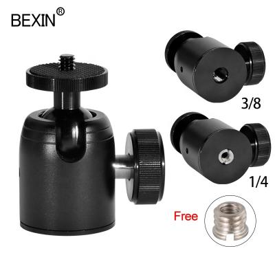 China Mobile Phone Light Weight 360 Swivel SmalCamera Head Mini Ball Head Tripod For Nikon Sony Canon DSLR Camera Tripod Stand Bracket Snap Adapter for sale