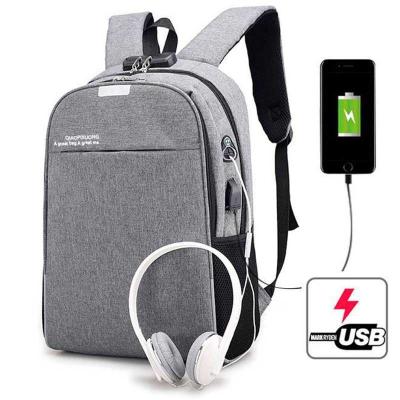 China Men Business Travel Waterproof Bag USB Charging Anti Theft Backpack Luminous Shoulder Computer Password Lock Bags Student School Bag for sale