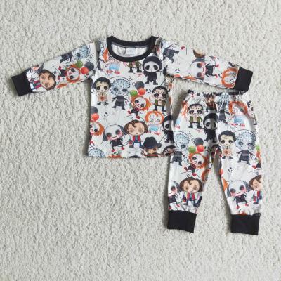 China 2021 New Styles Boy Halloween Pajamas Casual Outfits Kids Clothing Wholesale Long Sleeve for sale