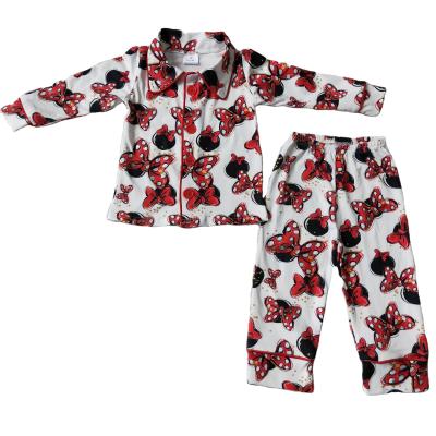 China RTS Toddler Casual Babies And Boy Cartoon Long Sleeve Shirt Long Hanger Pajamas Baby Winter Fashion Girls' Clothing Sets 2021 Outfits for sale