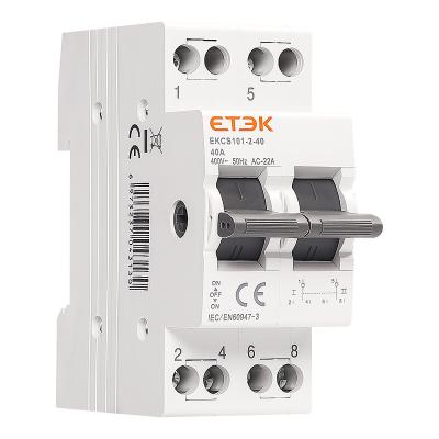 China Zhejiang ETEK EKCS101 EKCS101 AC Inverter 40amp Maximum Current 2p And 4p Electric Type for sale