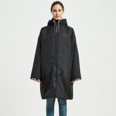 China Sustainable GRS Certificate Recycled Women Parka Plus Size Women Overcoat Recycled Jacket for sale