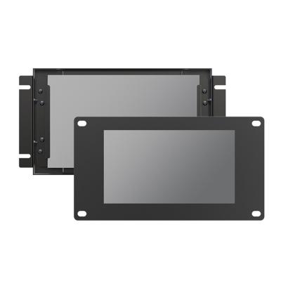 China Resistive Touch Screen 1000cd Brightness Touch Metal Housing 7 Inch Display Screen for sale