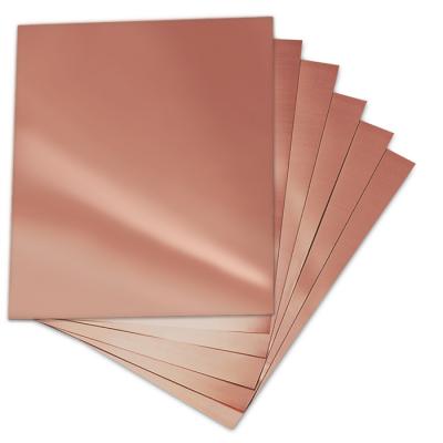 China 0.3 Mm Thickness C1100 / T2 Electricity T1 With 1000*2000 Per Kg Price Copper Sheet Plate for sale