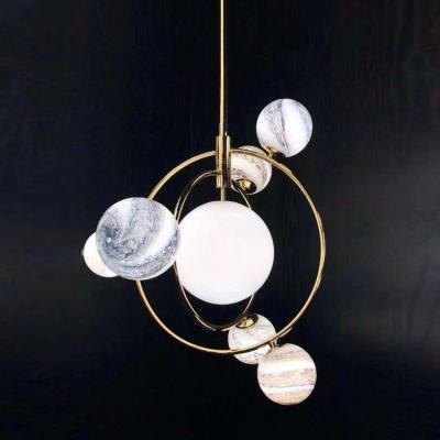 China Modern Nordic Minimalist Creative Trending Living RoominsChildren's Living RoominsChildren's Cozy and Romantic Chandelier Planet Bedroom Room Chandelier for sale