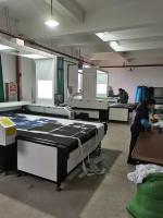 China Máquina de corte prolongada da visão da tabela para o corte do jérsei de Cyclingwear do Sportswear à venda