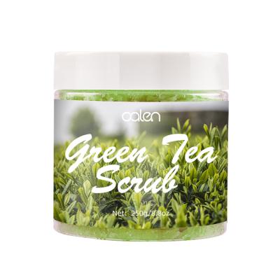 China Natural Moisturizer Teagreen Tea Green Tea Face Scrub Deep Cleansing Body Scrub for sale