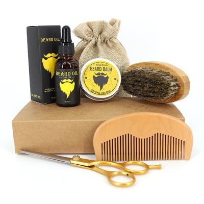 China Customized Best Home Private Label Men Care Anti-itch Products and Organic Beard Growth Beard Care Kit for sale