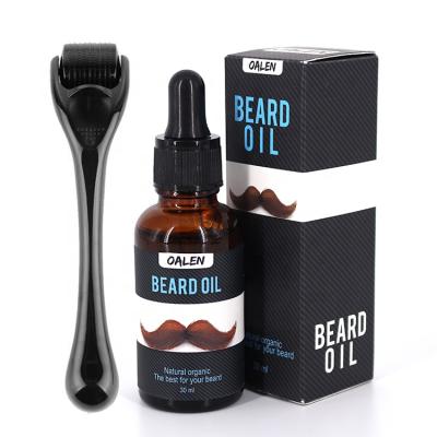 China Acne Treatment MOQ10 OALEN 30ml Beard Growth Beard Grooming Kit Man Beard Oil Private Label for sale