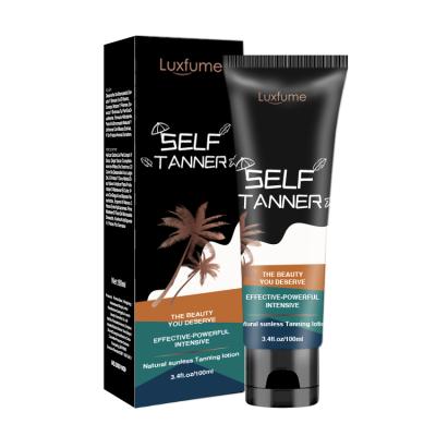 China Self Tanner Cream Sunless Self Tanning Self Tanning Moisturizer Beautiful Natural Healthy Cream Lotion For Body for sale