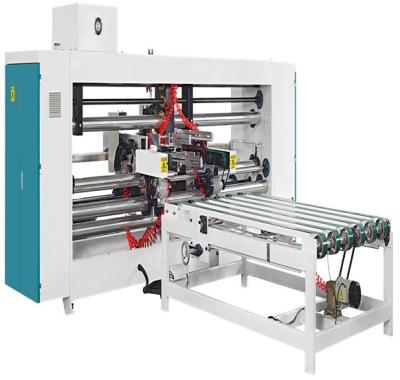 China Double Piece Joint Semi Auto Stitcher Double Screw For Carton Stitching for sale