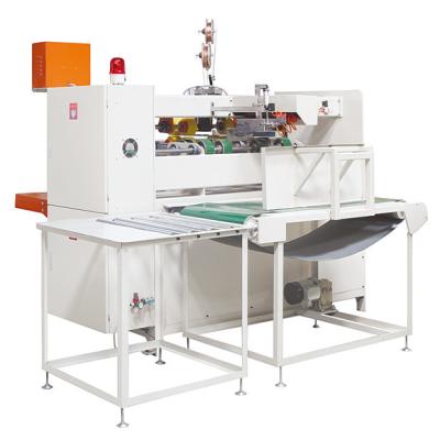 China 220V Two Piece Joint Semi Automatic Stitcher 140mm With Touch Screen for sale