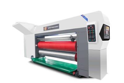 China G6-1224 Pressure Free Feed Structure Lead Edge Vacuum Transfer 4 Color Printer+Slotter+Die Cutter+Vibrator+ Stacker for sale