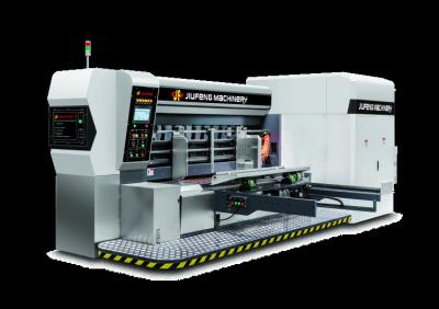 China G6-1224 Lead Edge Vacuum Transfer 4 Kleurenprinter+Slotter+Die Cutter+Vibrator+Stacker Te koop