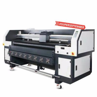 China Best MarC China Luxury Multifunctional UV Led Hybrid Printer 1800mm Roll For Roll Printing On Wallpaper Cable for sale