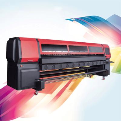 China 300sqm/h Konica 512i printer 3.2m printhead luxury digital vinyl banner flex printer/plotter/solvent printing machine for sale