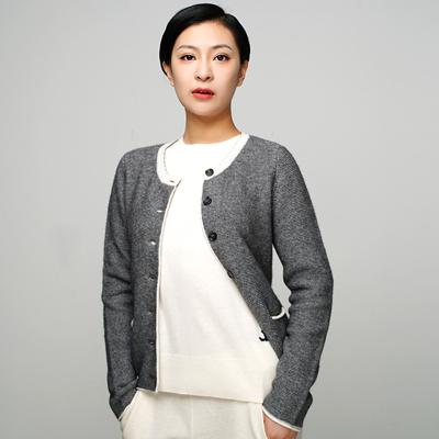 China Anti-wrinkle gray buttons 100% cashmere pull cardigan femm hombre for women for sale