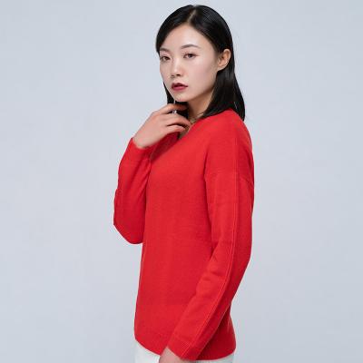 China Hot Selling Sweater Women's Anti-wrinkle Pullover Knitted V-Neck Women's Cashmere Sweaters for sale