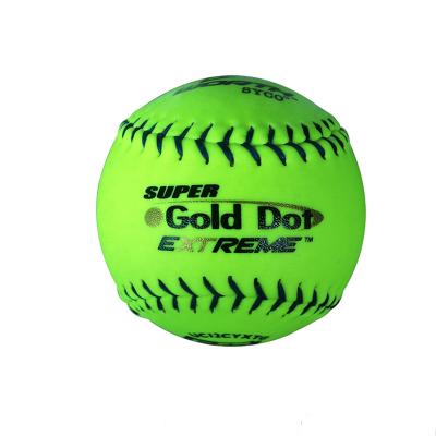 China Durable Official 12inch Size And PU Leather Cover With PU Core Slow Throwing Game Baseball Balls for sale