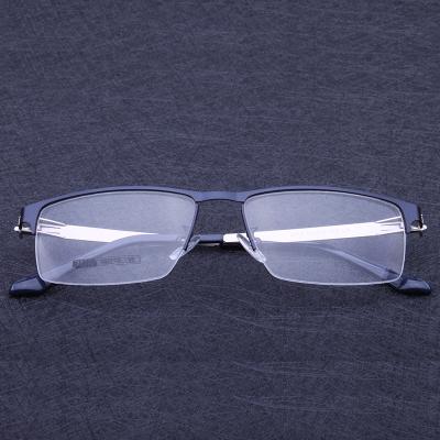 China Metal Eyewear Men Glasses 2022 Modern Stainless Steel Metal Men Glasses Non Perscriptive Clear for sale