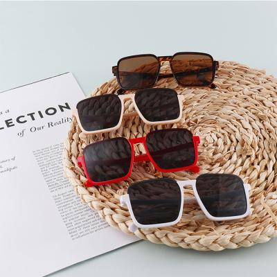 China Kids Sunglasses 2022 OEM Custom Kids Logo Kids Fashion Sunglasses For New Design Rectangle Oversized Kids Sunglasses for sale