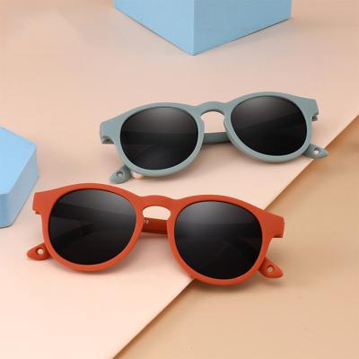 China Kids Sunglasses 2022 OEM Custom Kids Logo Kids Fashion Sunglasses For New Design Cute Round Children Sunglasses for sale