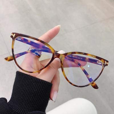 China Anti Glass Blue Light Glasses 2022 Large Oversized Blue Light Glasses Custom Optical Frame Cateye Logo Ready Goods Anti for sale