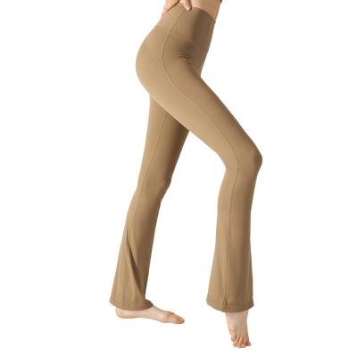 China Lulu The Same Antibacterial Butt-Lifting Slimming Wide-Leg Flared Stretch Pants & Comfortable Yoga Clothes, Casual Sports Pants for sale