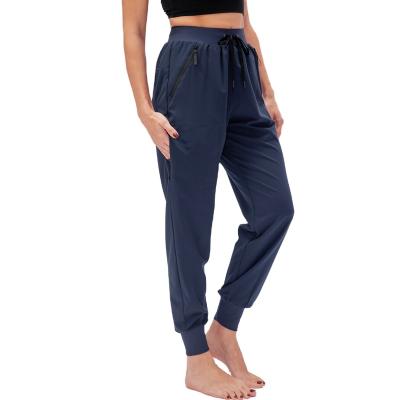 China Breathable Drawstring Loose Casual Workout Sweatpants Running Wear Joggers Women Active Jogger Pants With Pockets for sale