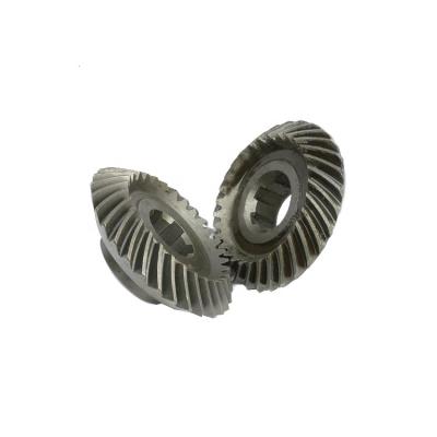 China Factory Manufacture Precision CNC Metal Crown Bevel Gear Transmission Gearbox Spiral Pinion Gear Steel for sale