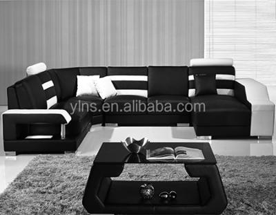 China Sectional Living Room 7 Seater Large Size Leather Sofa New Design Living Room Suite for sale