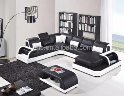 China With Lamp China Import U-shape 7 Seat Living Room Corner Sofa for sale