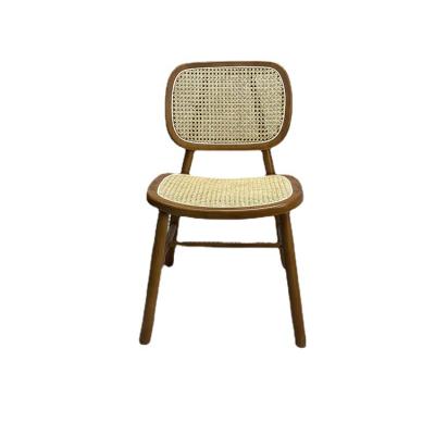 China Foldable Nordic household solid wood curved restaurant leisure chair cafe manufacturers wholesale wooden chairs for sale