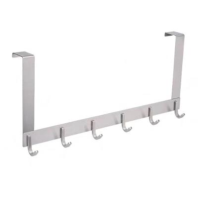 China 304 Stainless Steel Hardware Metal Tools Hook Door Back Durable Heavy Duty Hook Hangers For Clothes for sale