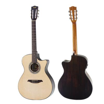 China Chinese Beginners Guitar Manufacturer 41 Inch Beginner MOLLO GAC-13E Classical Guitar for sale