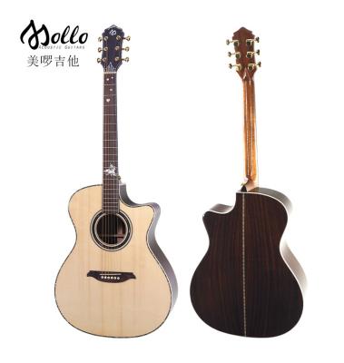 China Noise Guitar Folk Classical Spanish Folk Guitar 41 Inch Professional Folk Rosewood Veneer Guitar for sale